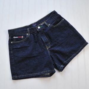 Tommy Hilfiger Y2K Dark Wash Jean Shorts